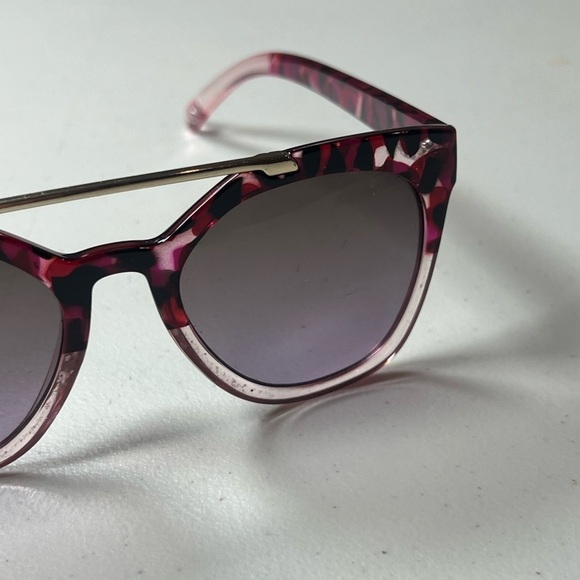Betsey Johnson Tortoise Shell Geometric Retro Modern MCM Glasses Classic Chic - Picture 2 of 15
